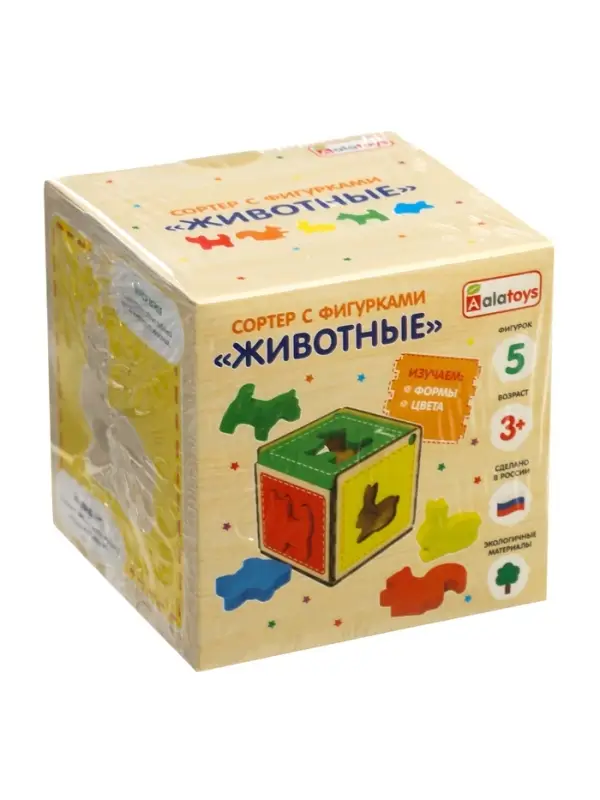 Сортер "Куб" СОР97  "Животные"