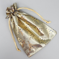 Мешочек подарочный парча &laquo;Новогодняя ночь&raquo;, 16 х 24 см +/- 1.5 см, Новый год