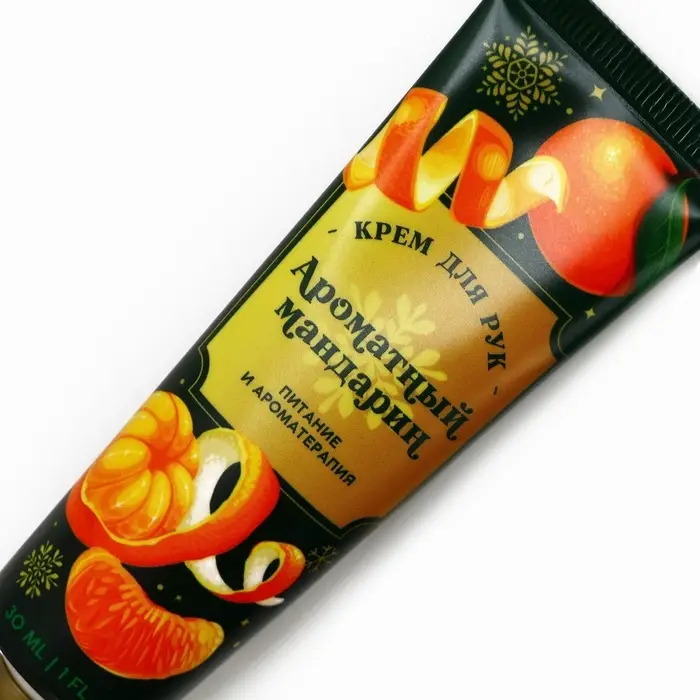 Крем для рук, 30 мл, аромат мандарина, Чистое счастье