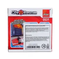 Конструктор блочный &laquo;Пожарная машина&raquo;, 20 деталей