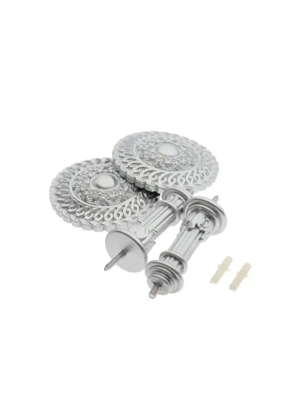 Крючок для штор CAPPIO KS030, d=95 мм, цвет серебро, 2 шт