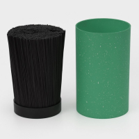 Подставка для ножей с наполнителем Доляна &laquo;Зефир&raquo;, 11&times;18 см, цвет зелёный