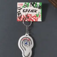 Брелок для ключей на кольце &laquo;Очарую уши, соблазню глаза&raquo;, мягкий ПВХ, 4.1&times;6.5 см