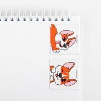 Подарочный набор блокнот А6, 32 листа, наклейки, магнитные закладки &laquo;Для тех, у кого лапки&raquo;