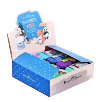 Ластик HappyGraphix Kids, овальный, мягкий, МИКС