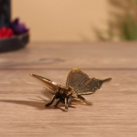 Сувенир бронза "Бабочка" 5х5х2 см