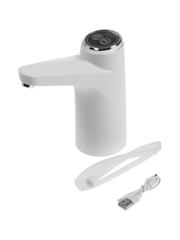 Помпа для воды LWP-06, электрическая, 5 Вт,800 мАч,порционная подача воды, АКБ, белая