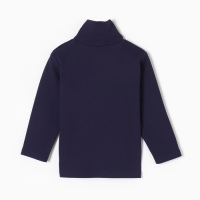 Водолазка для мальчиков, цвет тёмно-синий, рост 86 см