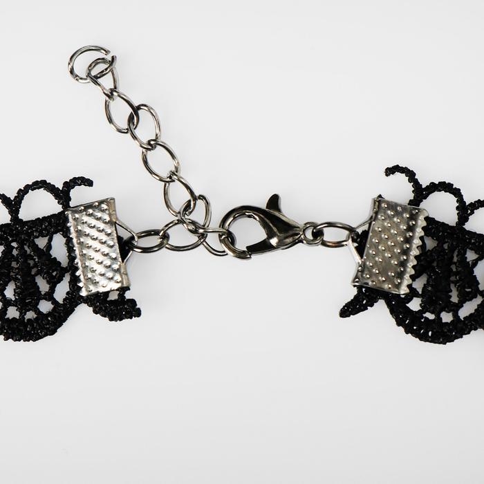 Чокер &laquo;Госпожа&raquo; россыпь бусин, цвет чёрный, L=31 см