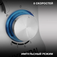 Миксер планетарный HYM-S6551 1300Вт серебристый
