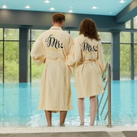 Халат махровый мужской Mister, размер 56-58, 100% хлопок Халат махровый мужской Mister, размер 56-58, 100% хлопок