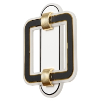 Бра "Квадрат" LED 35Вт 4000К черно-белый 26х19х5 см