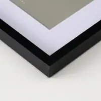 Фоторамка МДФ "Camila" 30х30 см, с паспарту (18х18 см), чёрный