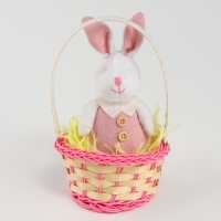 Мягкая игрушка &laquo;Зайка в костюме&raquo;, цвет розовый