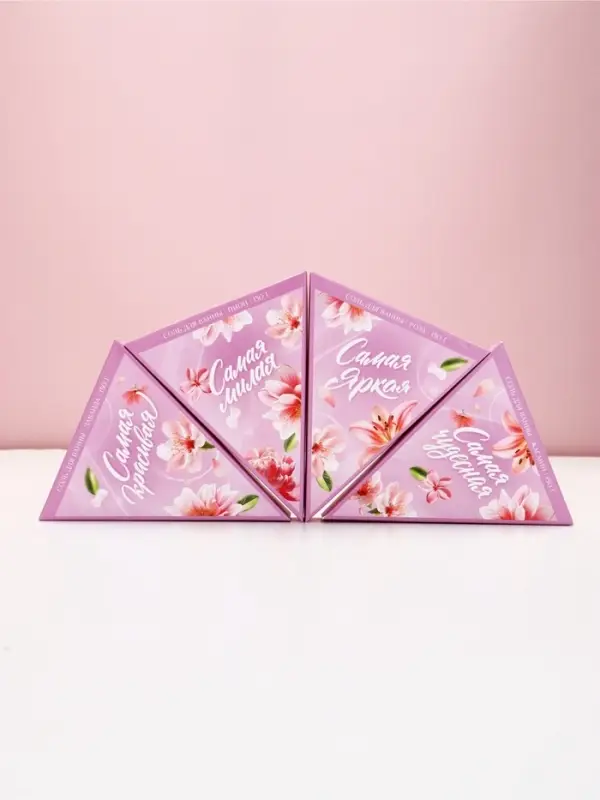 Чистое счастье Женский набор соли в коробке торте, роза, 150 гр