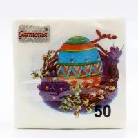 Салфетки бумажные &laquo;Пасхальные&raquo;, 1 слой, 24&times;24 см, 50 шт.