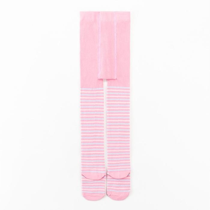 Колготки детские KAFTAN «Полоска» 116-122 см, цвет розовый Колготки детские KAFTAN «Полоска» 116-122 см, цвет розовый