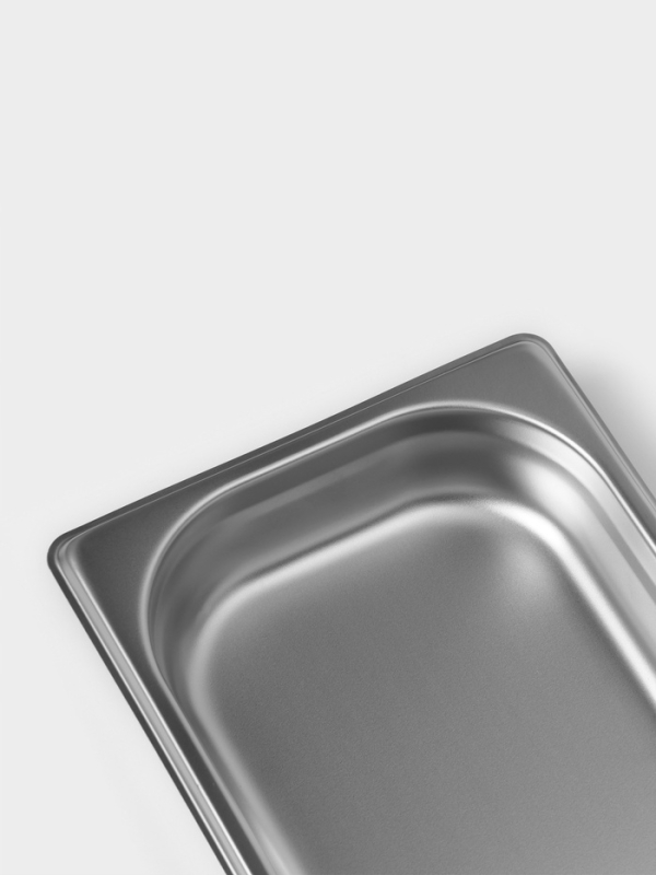 Гастроемкость 1/3x40 мм, 325x176x40 мм, толщина 0,8 мм