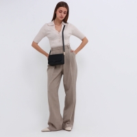 Сумка женская мессенджер на магните, цвет чёрный Сумка женская мессенджер на магните, цвет чёрный