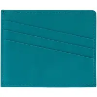 Чехол для карточек Nubuk, бирюзовый