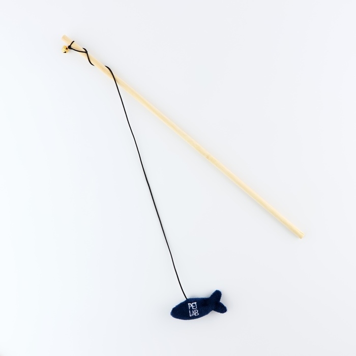 Дразнилка &laquo;Рыбка&raquo; с игрушкой, синяя