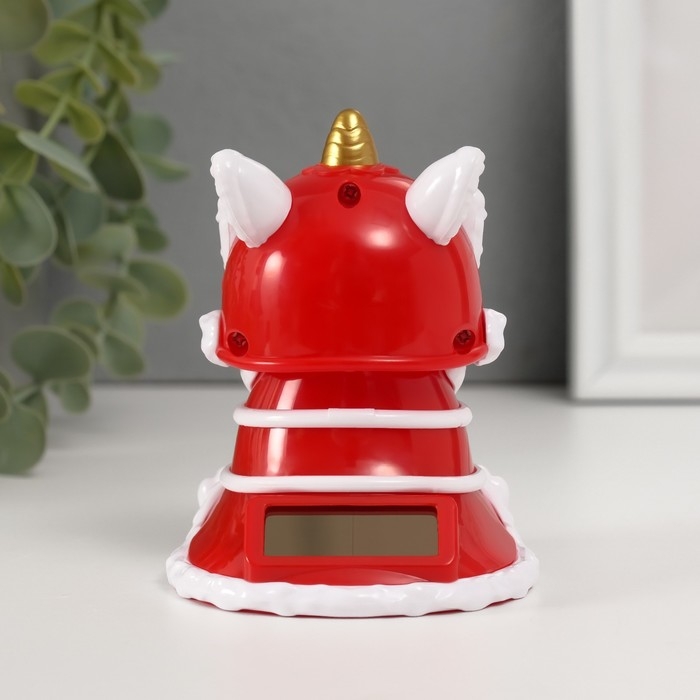 Маятник пластик "Китайский лев" красно-белый 8,5х7,3х8,5 см