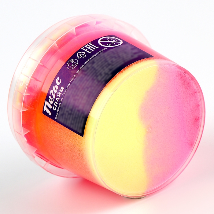 Слайм &laquo;Зефирка&raquo;, цвет жёлтый и маджента, 100 г