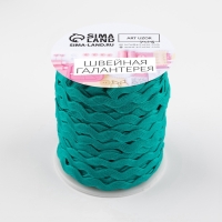 Тесьма декоративная &laquo;Вьюнчик&raquo;, 5 мм &times; 27 м &plusmn; 1 м, цвет бирюзовый №47