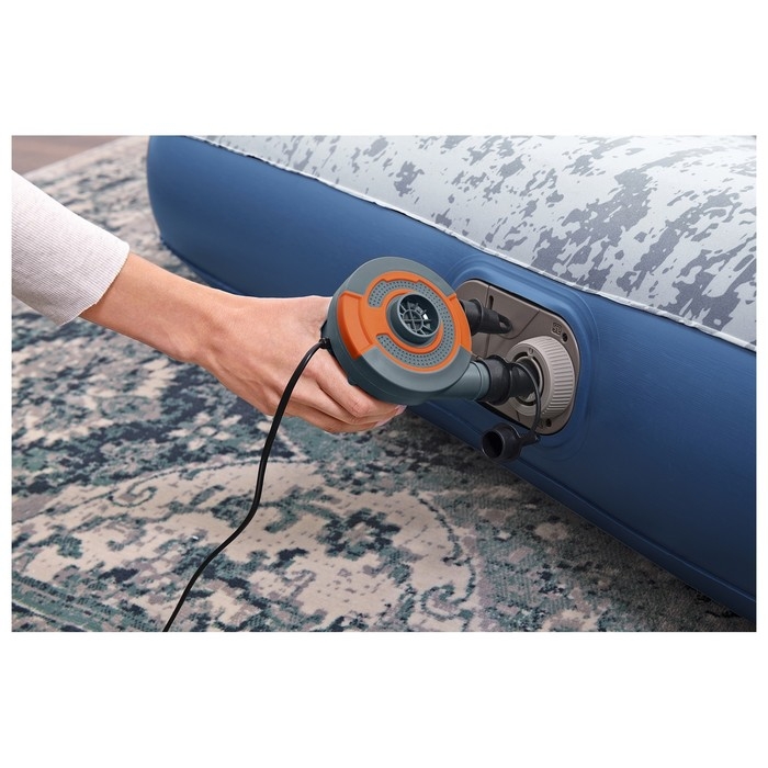 Кровать надувная Bestway Queen, 203&times;152&times;30 см, со встроенным электронасосом, 67836