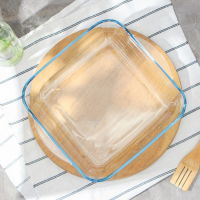 Лоток квадратный из жаропрочного стекла для запекания Borcam, 3,2 л, 28&times;28 см