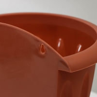 Кашпо настенное &laquo;Фелиция&raquo;, 3,4 л, цвет терракотовый