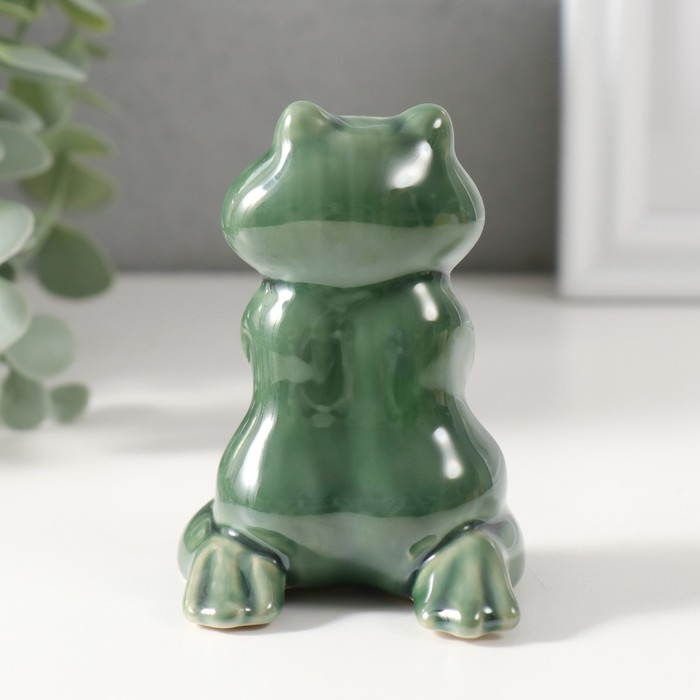 Сувенир керамика "Смешной лягушонок" МИКС 6,5х9,5х13 (9,5) см