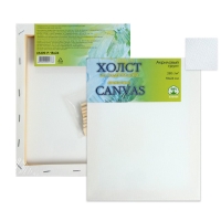 Холст на подрамнике, хлопок 100%, 18 х 24 х 1.8 см, акриловый грунт, мелкозернистый, 280 г/м&sup2;