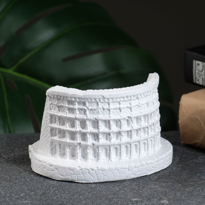 Подсвечник Подсвечник "Колизей" белый, 10см