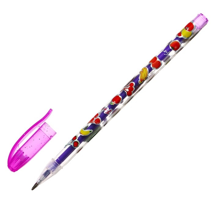 Набор гелевых ручек, 6 цветов, металлик, корпус с рисунком, в блистере на кнопке Набор гелевых ручек, 6 цветов, металлик, корпус с рисунком, в блистере на кнопке