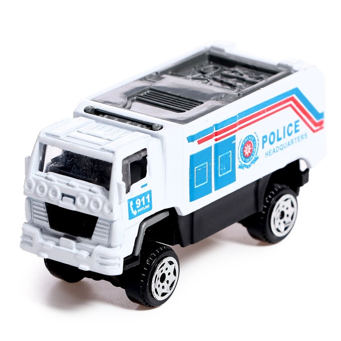 Машина металлическая &laquo;Спецслужбы&raquo;, набор 10 шт