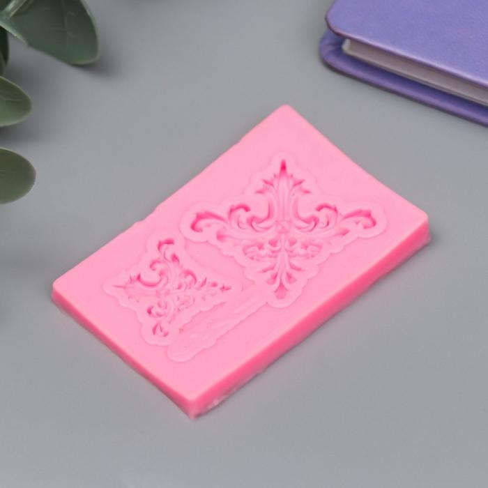 Молд силикон Молд силикон "Два узора" 2 предмета 0,6х3,9х6 см