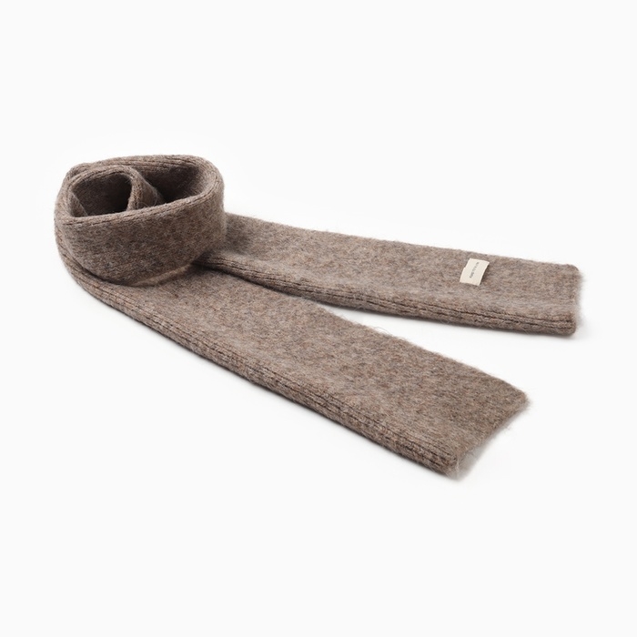 Шарф женский MIST, кофейный 16*160±5 см Шарф женский MIST, кофейный 16*160±5 см