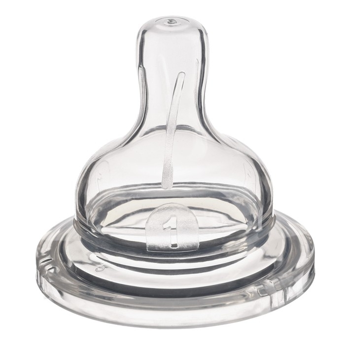 Соска на  бутылочку, антиколиковая, от 6 мес.,  Крошка Я, широкое горло,  медленный поток,  &Oslash;50 мм.