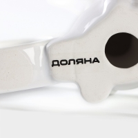 Кольцо для салфеток Доляна «Зайка», 9,1×4,3×10,5 см, цвет белый Кольцо для салфеток Доляна «Зайка», 9,1×4,3×10,5 см, цвет белый