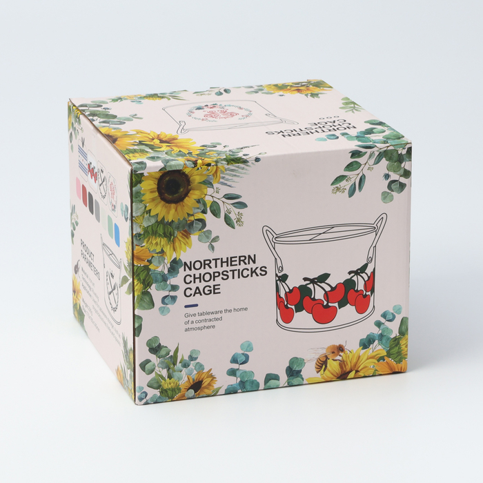 Подставка под столовые приборы Crown, h=13 см, цвет белый