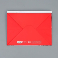 Пакет подарочный новогодний с широким дном &laquo;Новогодние чудеса&raquo;, 25 х 19 х 18 см, Новый год