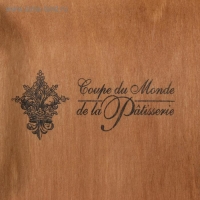 Поднос деревянный с декором, с покрытием, 30&times;20&times;6,5 см, сосна