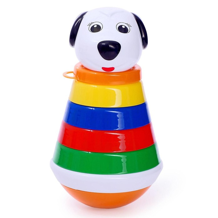 Пирамидка детская &laquo;Неваляшка&raquo;, МИКС