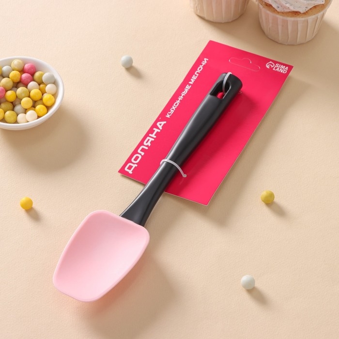 Лопатка Доляна &laquo;Контраст&raquo;, 24,5 см, цвет МИКС