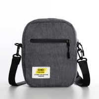 Сумка молодёжная на молнии, цвет серый Сумка молодёжная на молнии, цвет серый