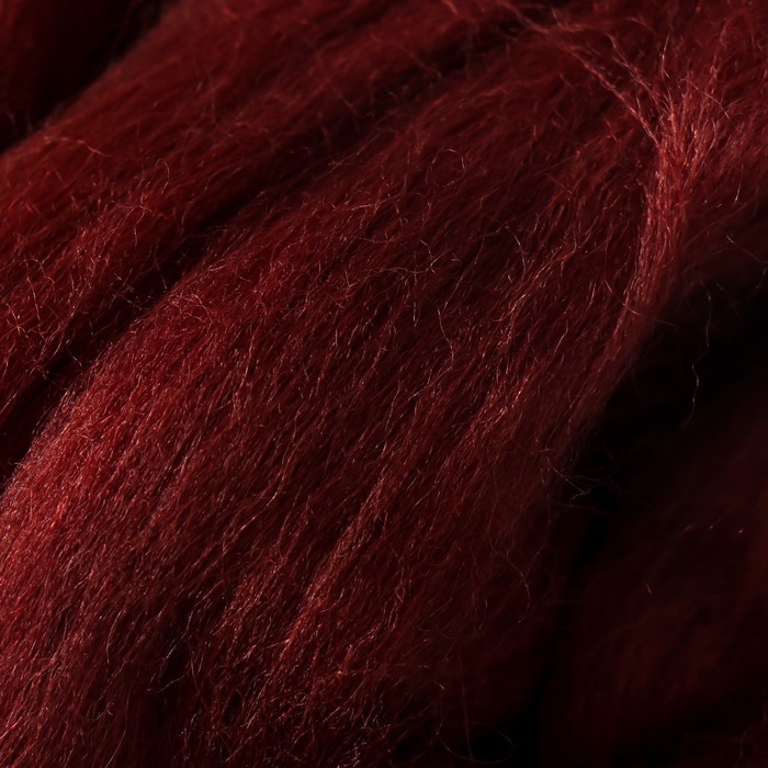 Шерсть для валяния 100% полутонкая шерсть 50 гр (063, шоколад) Шерсть для валяния 100% полутонкая шерсть 50 гр (063, шоколад)