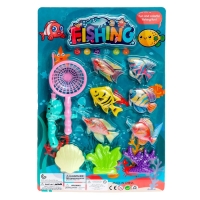 Рыбалка «Красивые рыбки» 9 рыбок, удочка, сачок Рыбалка «Красивые рыбки» 9 рыбок, удочка, сачок