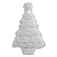 Новый год! Ёлочное украшение под раскраску &laquo;Ёлочка со звездой&raquo; с подвесом, кисть