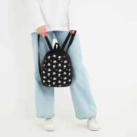 Рюкзак детский для девочки из искусственной кожи &laquo;Утёнок на скейте&raquo; 27х23х10 см